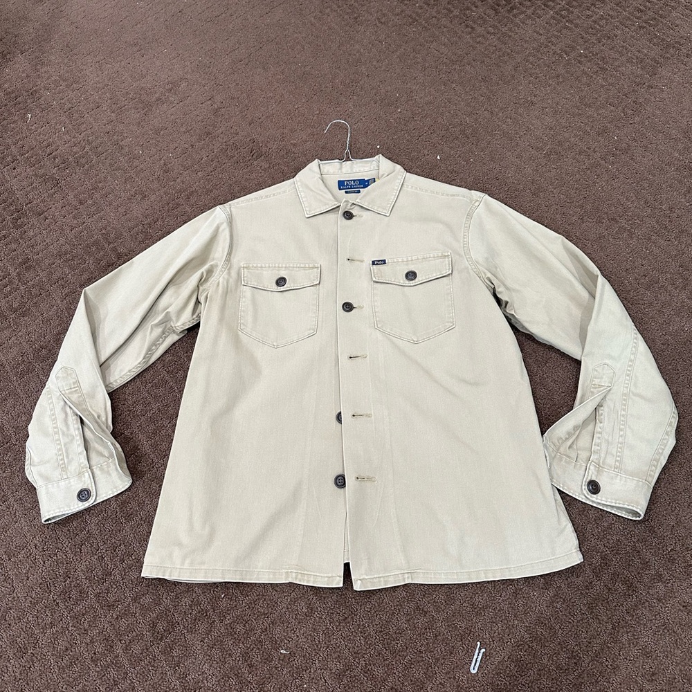 Polo Ralph Lauren Khaki/Tan Shirt Jacket